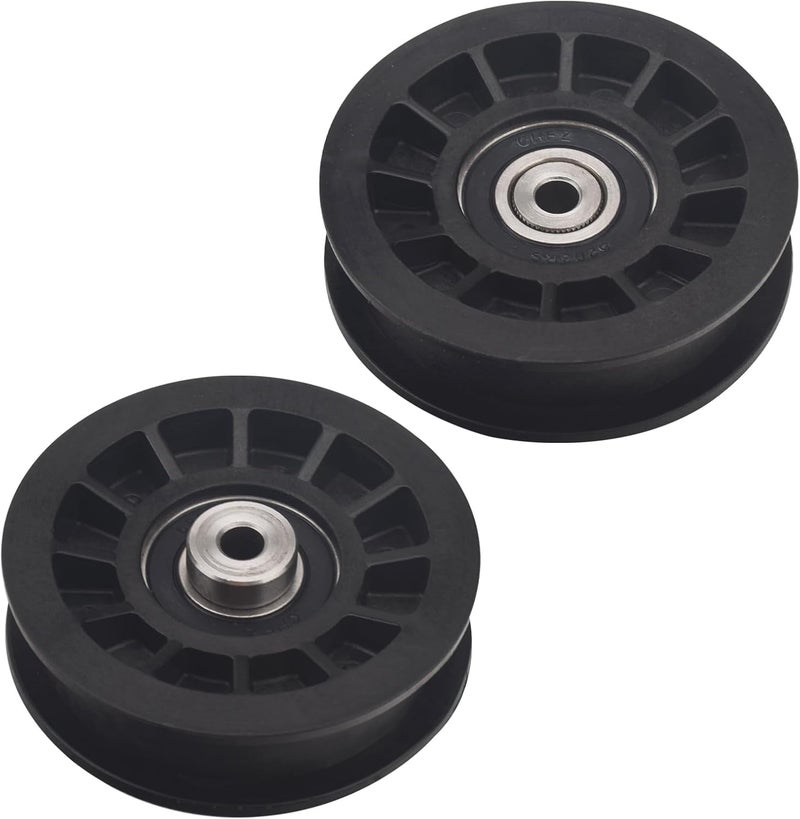 BERPSE 110-6775 280-469 Flat Idler Pulley Compatible with Toro TimeCutters Lawn Mower Z4200, Z4202, Z4220, Z4235, Z5000 Z5020, Z5030, Z5035, Z5040, 23510, 33510, 71254, 71255, 725058046, 725058056 - Image 1